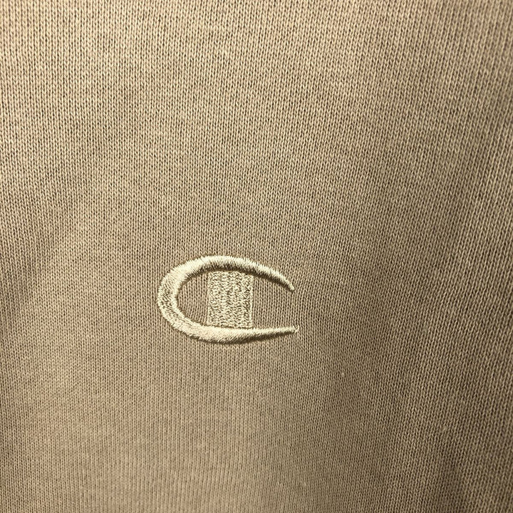 Champion Authentic Athletic Apparel Sweatshirt Pullover Hoodie, Men's Size L cotton brown type Vintage Second Hand