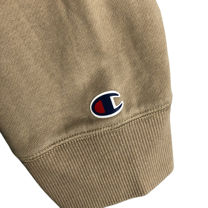 Champion Authentic Athletic Apparel Sweatshirt Pullover Hoodie, Men's Size L cotton brown type Vintage Second Hand