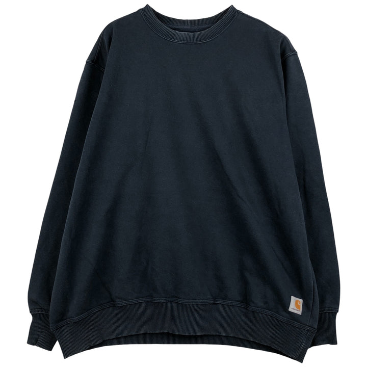 Carhartt Original Fit One-Point Logo Sweatshirt, Men's XL cotton navy blue type Vintage Second Hand