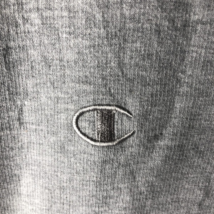 Champion Authentic Athletics Wear One-Point Logo Sweatshirt, Men's Size M cotton gray type Vintage Second Hand