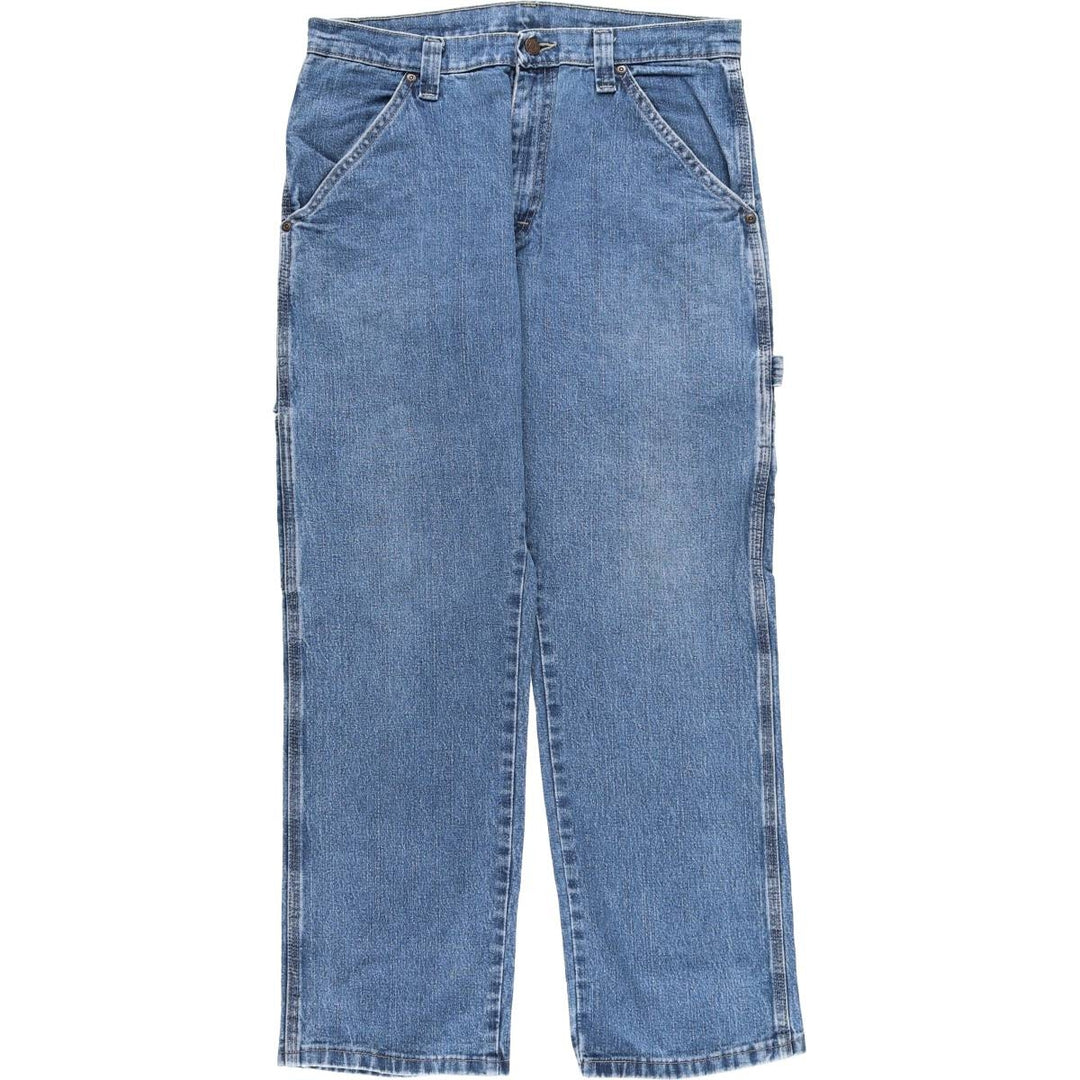 Wrangler Denim Painter Pants for Men, W33 equivalent cotton blue type Vintage Second Hand
