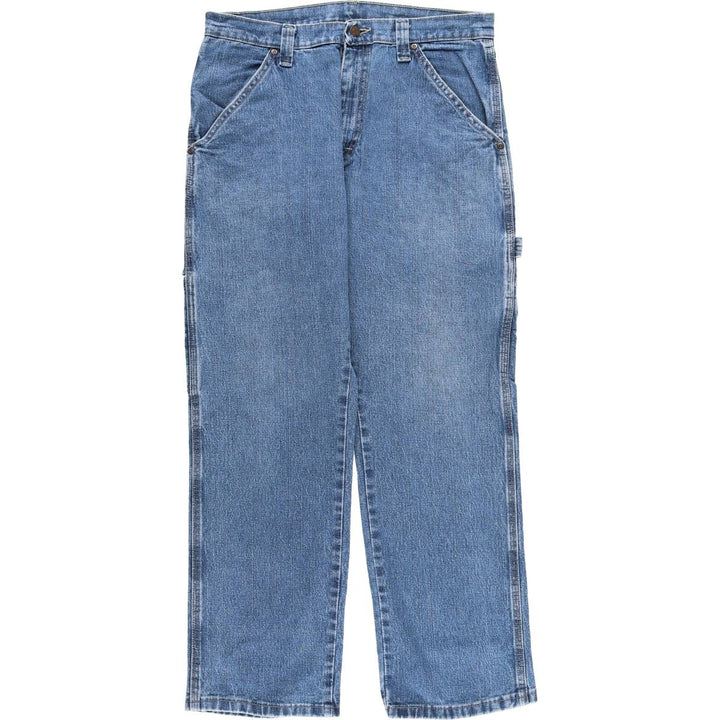 Wrangler Denim Painter Pants for Men, W33 equivalent cotton blue type Vintage Second Hand