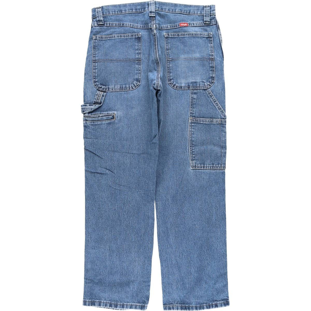 Wrangler Denim Painter Pants for Men, W33 equivalent cotton blue type Vintage Second Hand