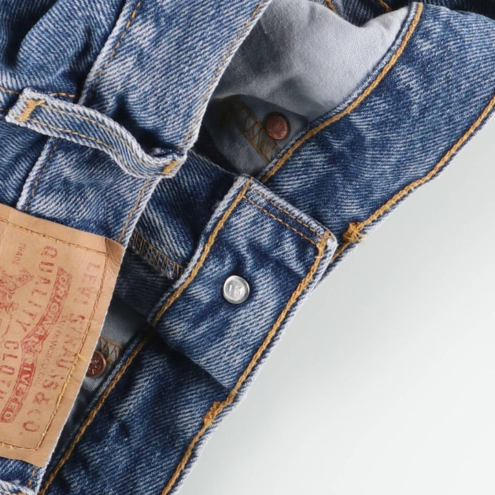 2000'S Levi's 505 Regular Fit Straight Leg Tapered Denim Pants, Men's Size W29 cotton blue type Vintage Second Hand