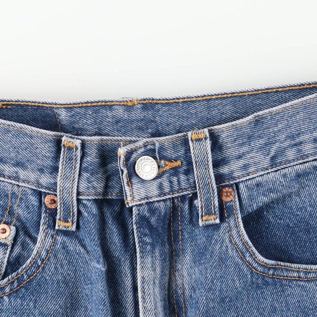 2000'S Levi's 505 Regular Fit Straight Leg Tapered Denim Pants, Men's Size W29 cotton blue type Vintage Second Hand