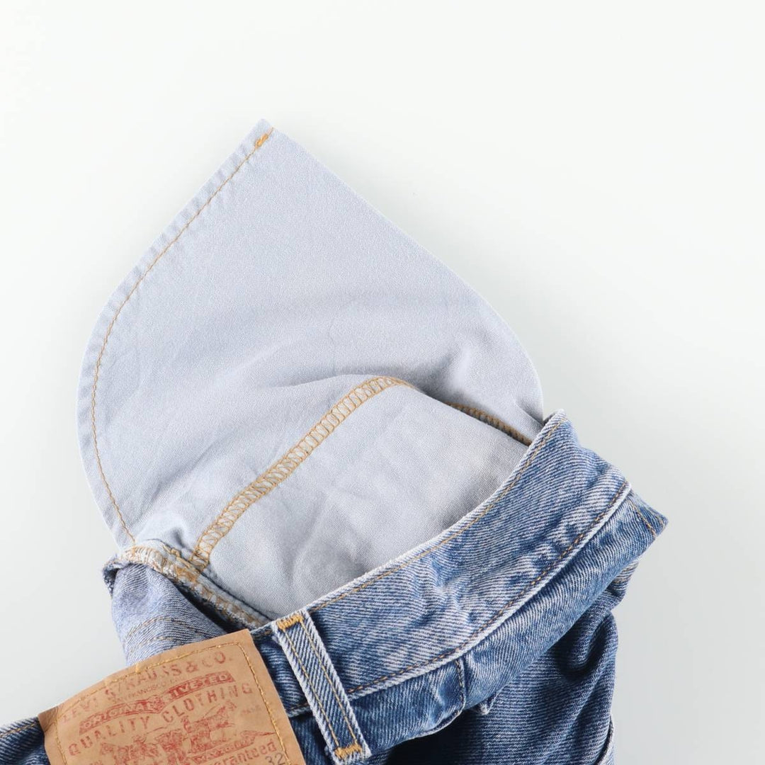 2000'S Levi's 505 Regular Fit Straight Leg Tapered Denim Pants, Men's Size W29 cotton blue type Vintage Second Hand