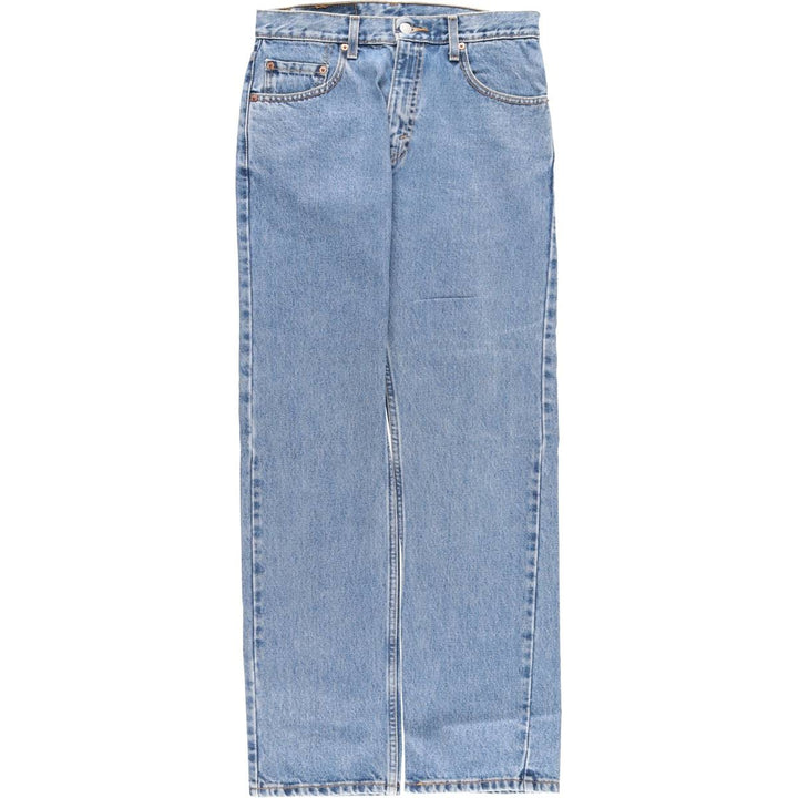 00'S Levi's 505 REGULAR FIT STRAIGHT LEG tapered denim pants for men, W30 equivalent cotton blue type Vintage Second Hand