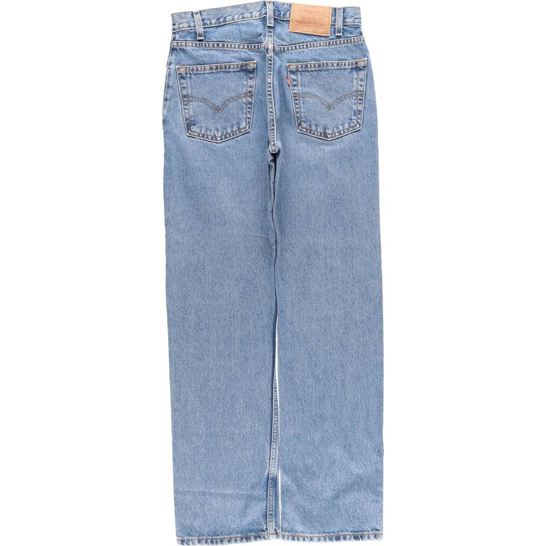 00'S Levi's 505 REGULAR FIT STRAIGHT LEG tapered denim pants for men, W30 equivalent cotton blue type Vintage Second Hand