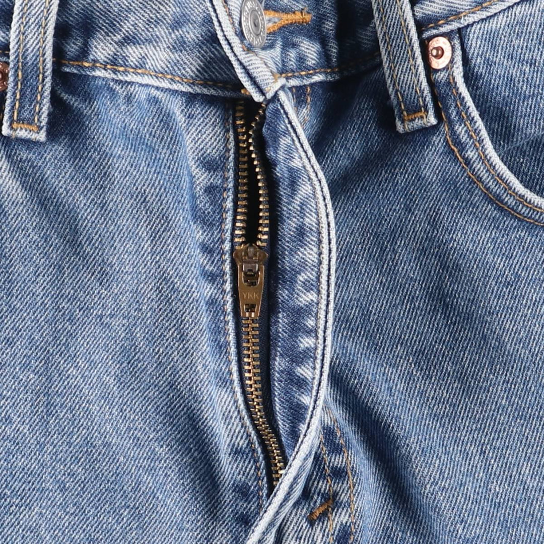 00'S Levi's 505 REGULAR FIT STRAIGHT LEG tapered denim pants for men, W30 equivalent cotton blue type Vintage Second Hand