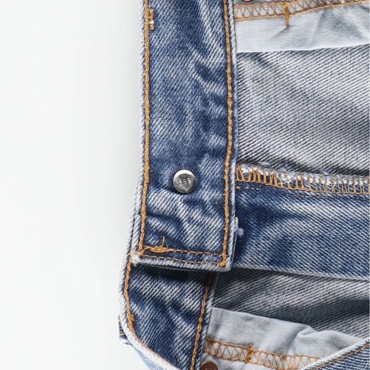 00'S Levi's 505 REGULAR FIT STRAIGHT LEG tapered denim pants for men, W30 equivalent cotton blue type Vintage Second Hand