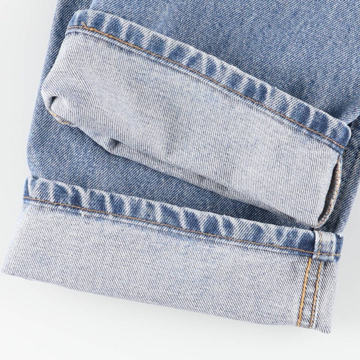 00'S Levi's 505 REGULAR FIT STRAIGHT LEG tapered denim pants for men, W30 equivalent cotton blue type Vintage Second Hand