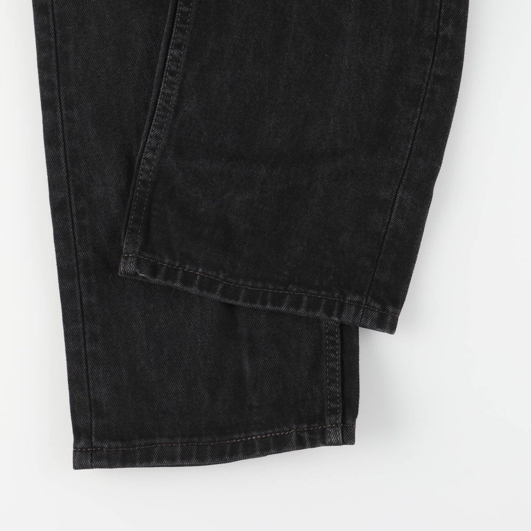 Levi's 505 Black Denim Tapered Denim Pants for Men, W34 equivalent cotton black type Vintage Second Hand