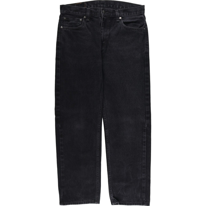 Levi's 505 Black Denim Tapered Denim Pants for Men, W34 equivalent cotton black type Vintage Second Hand