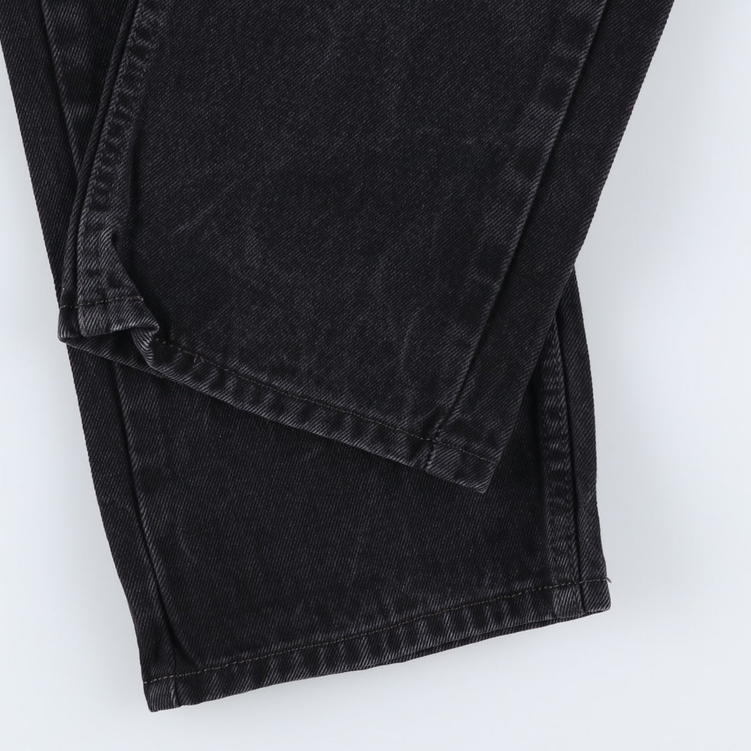 Levi's 505 Black Denim Tapered Denim Pants for Men, W34 equivalent cotton black type Vintage Second Hand