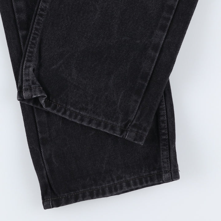Levi's 505 Black Denim Tapered Denim Pants for Men, W34 equivalent cotton black type Vintage Second Hand