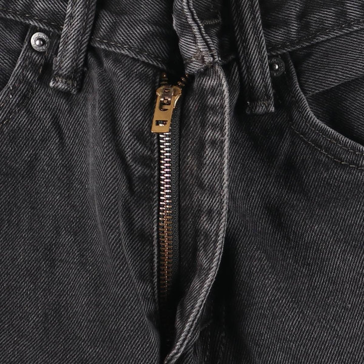 Levi's 505 Black Denim Tapered Denim Pants for Men, W32 equivalent cotton black type Vintage Second Hand