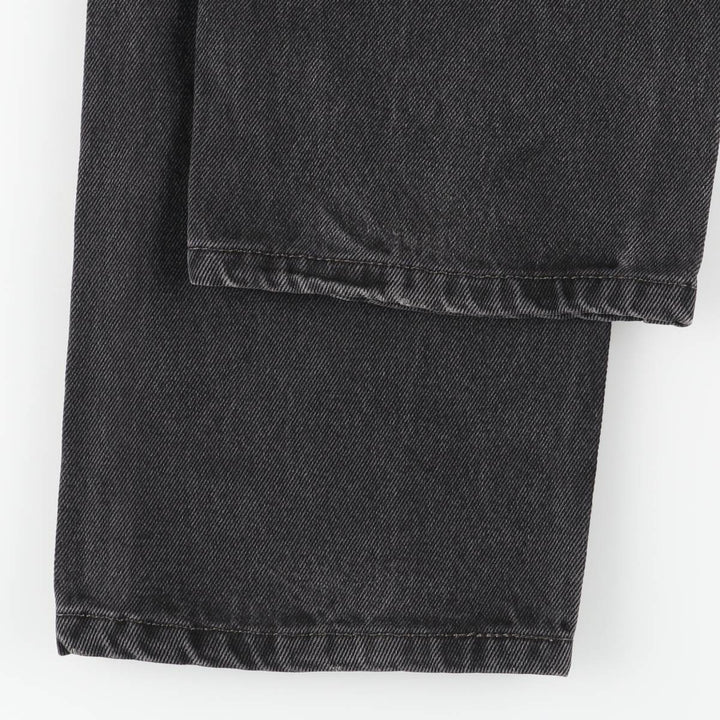 Levi's 505 Black Denim Tapered Denim Pants for Men, W32 equivalent cotton black type Vintage Second Hand