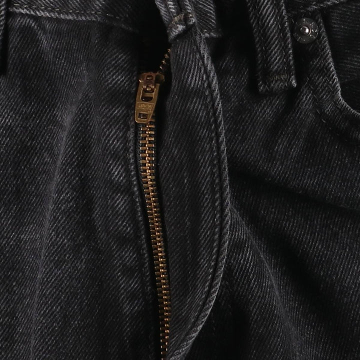 Levi's 505 Black Denim Tapered Denim Pants for Men, W34 equivalent cotton black type Vintage Second Hand