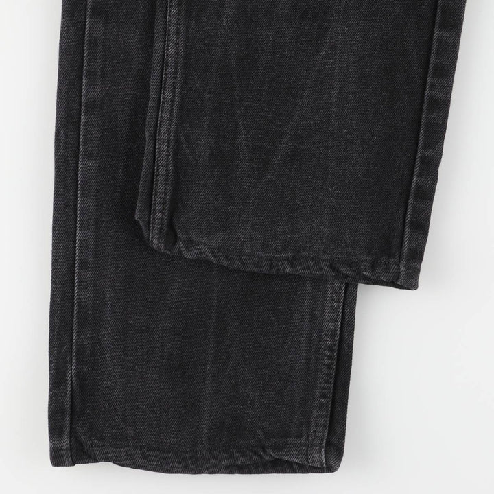 Levi's 505 Black Denim Tapered Denim Pants for Men, W34 equivalent cotton black type Vintage Second Hand