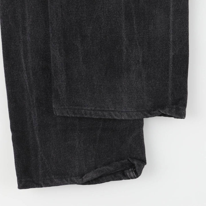 Levi's 505 Black Denim Tapered Denim Pants for Men, W34 equivalent cotton black type Vintage Second Hand