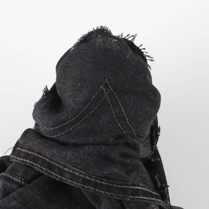 Levi's 505 STRAIGHT FIT Black Denim Tapered Denim Pants Men's W34 cotton black type Vintage Second Hand