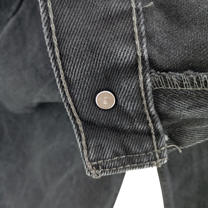 Levi's 505 Black Denim Tapered Denim Pants for Men, W34 equivalent cotton black type Vintage Second Hand