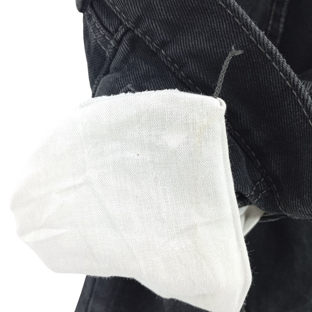 Levi's 505 Black Denim Tapered Denim Pants for Men, W34 equivalent cotton black type Vintage Second Hand