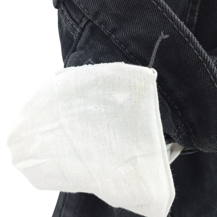 Levi's 505 Black Denim Tapered Denim Pants for Men, W34 equivalent cotton black type Vintage Second Hand