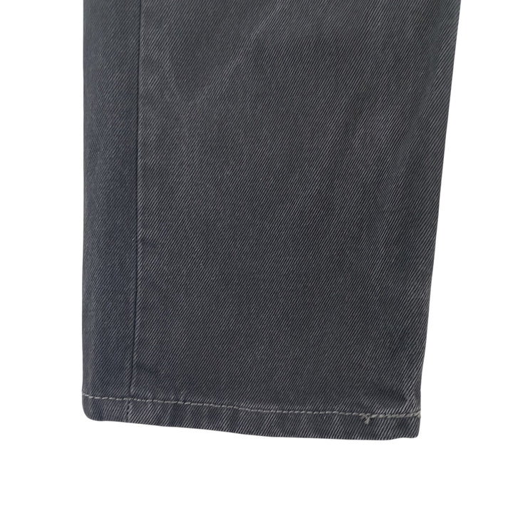 Levi's 505 Black Denim Tapered Denim Pants for Men, W34 equivalent cotton black type Vintage Second Hand