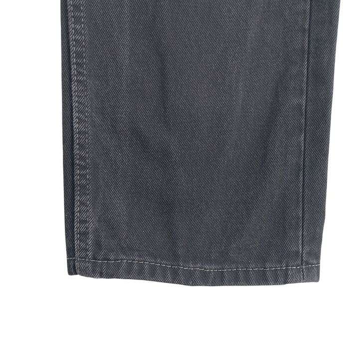 Levi's 505 Black Denim Tapered Denim Pants for Men, W34 equivalent cotton black type Vintage Second Hand
