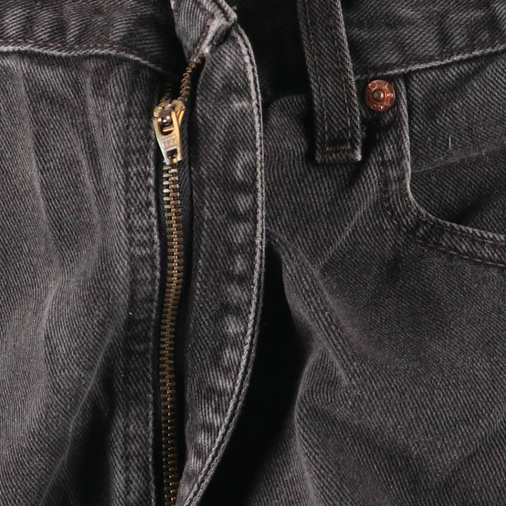 2000'S Levi's 00550-0260 Relax Fit Black Denim Tapered Denim Pants, Made in Canada, Men's Size W35 cotton black type Vintage Second Hand