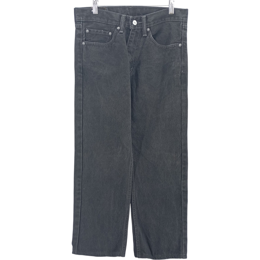 Levi's 505 Black Denim Tapered Denim Pants for Men, W31 equivalent cotton black type Vintage Second Hand