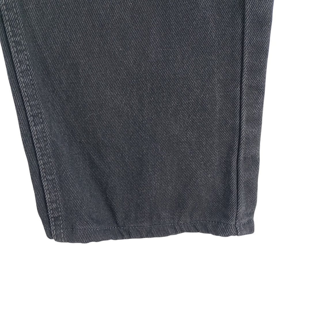 Levi's 505 Black Denim Tapered Denim Pants for Men, W31 equivalent cotton black type Vintage Second Hand