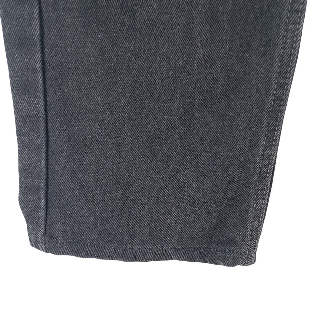 Levi's 505 Black Denim Tapered Denim Pants for Men, W31 equivalent cotton black type Vintage Second Hand