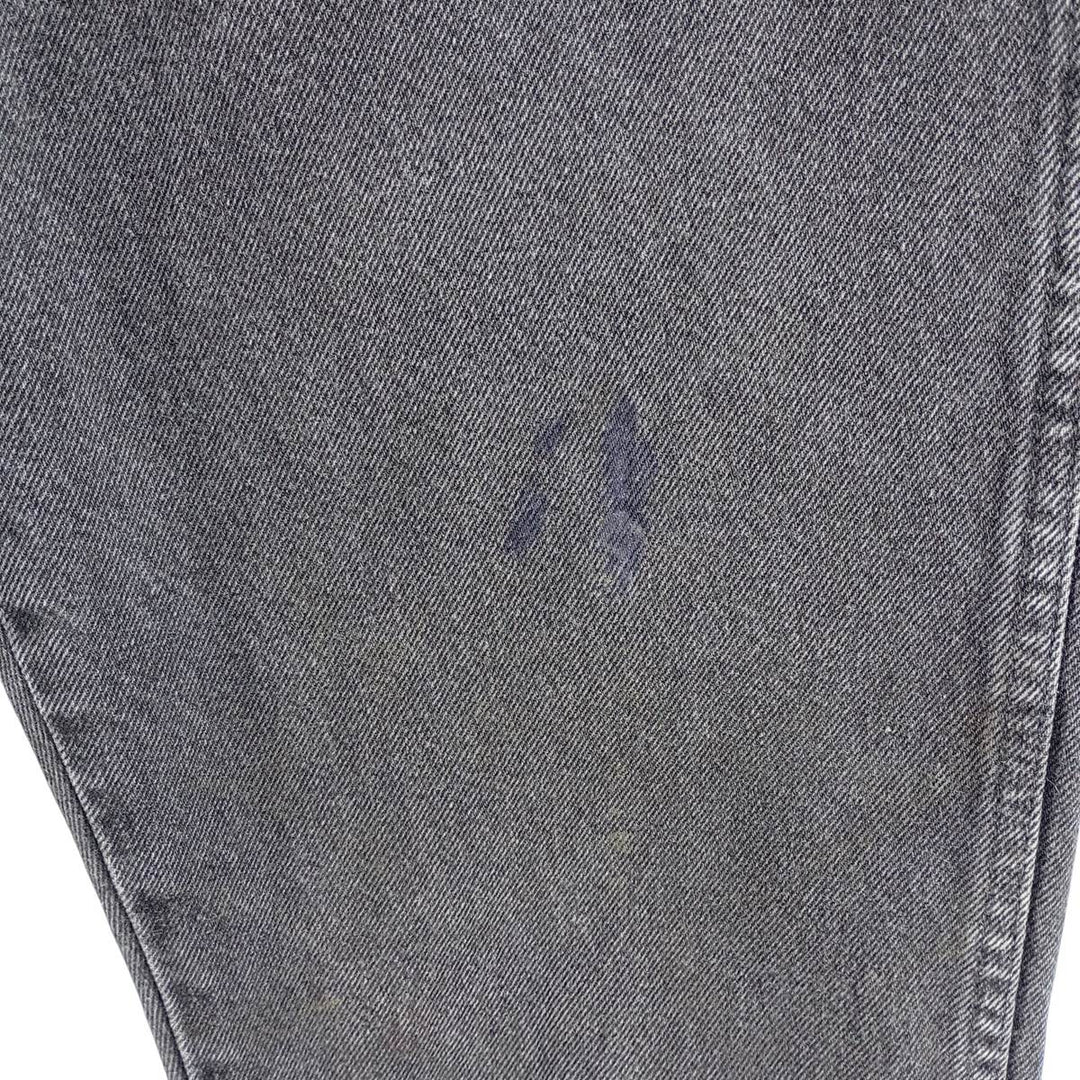 Wrangler Regular Fit Black Denim Straight Leg Denim Pants, Men's Size W31 cotton black type Vintage Second Hand