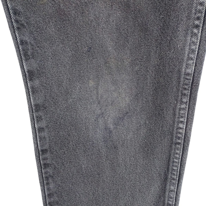 Wrangler Regular Fit Black Denim Straight Leg Denim Pants, Men's Size W31 cotton black type Vintage Second Hand