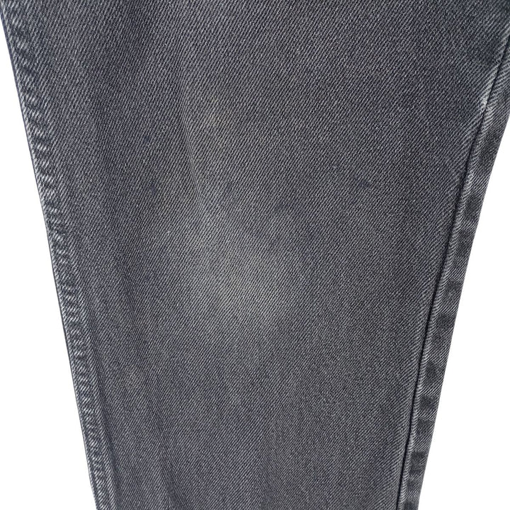 Wrangler Regular Fit Black Denim Straight Leg Denim Pants, Men's Size W31 cotton black type Vintage Second Hand