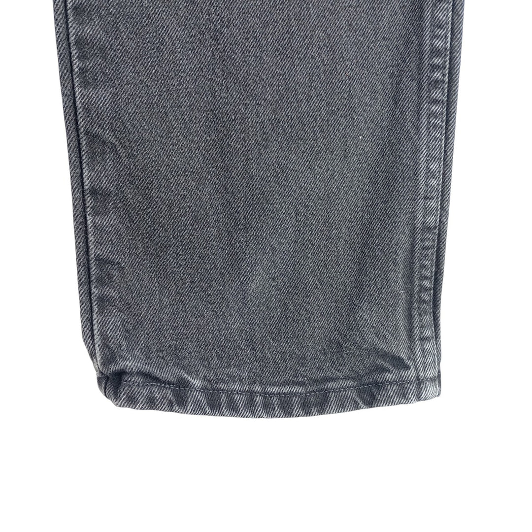 Wrangler Regular Fit Black Denim Straight Leg Denim Pants, Men's Size W31 cotton black type Vintage Second Hand