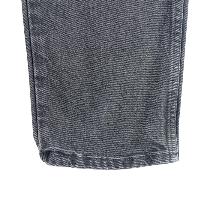 Wrangler Regular Fit Black Denim Straight Leg Denim Pants, Men's Size W31 cotton black type Vintage Second Hand