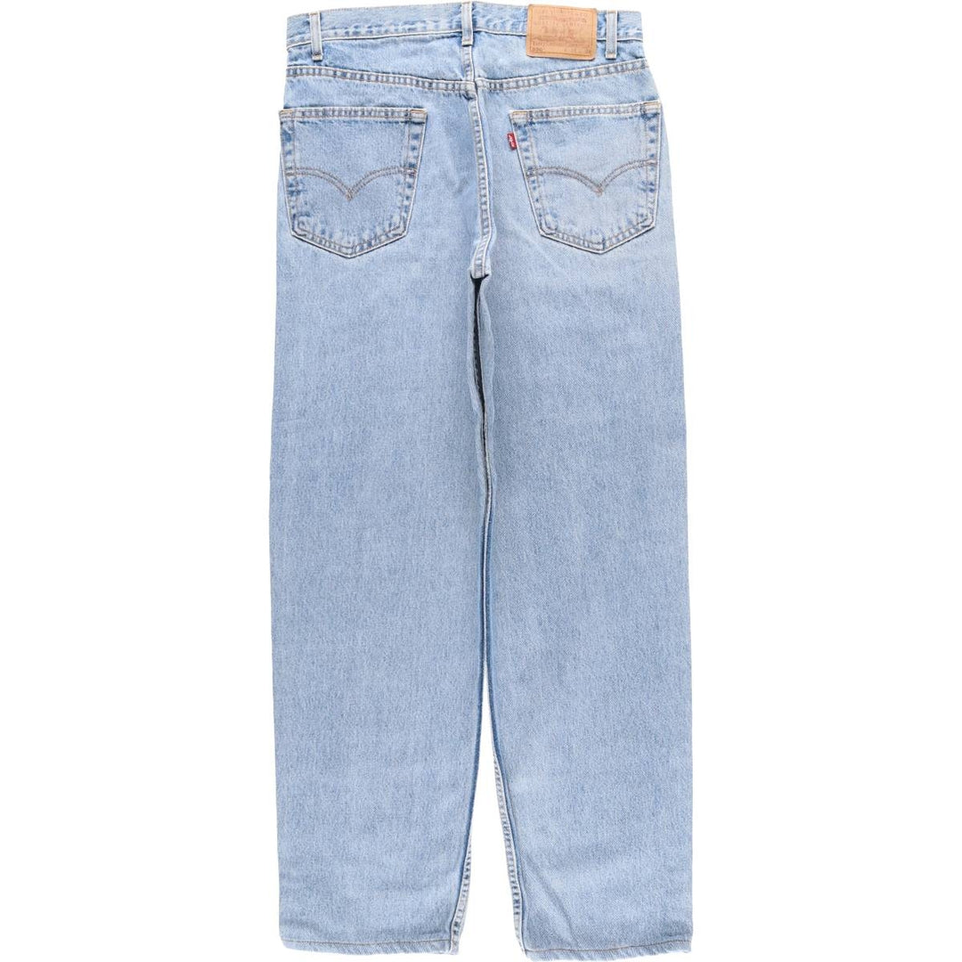 00'S Levi's 550 Relaxed Fit Tapered Denim Pants Made in USA Men's W32 cotton blue type Vintage Second Hand