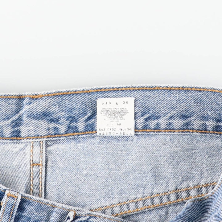 00'S Levi's 550 Relaxed Fit Tapered Denim Pants Made in USA Men's W32 cotton blue type Vintage Second Hand