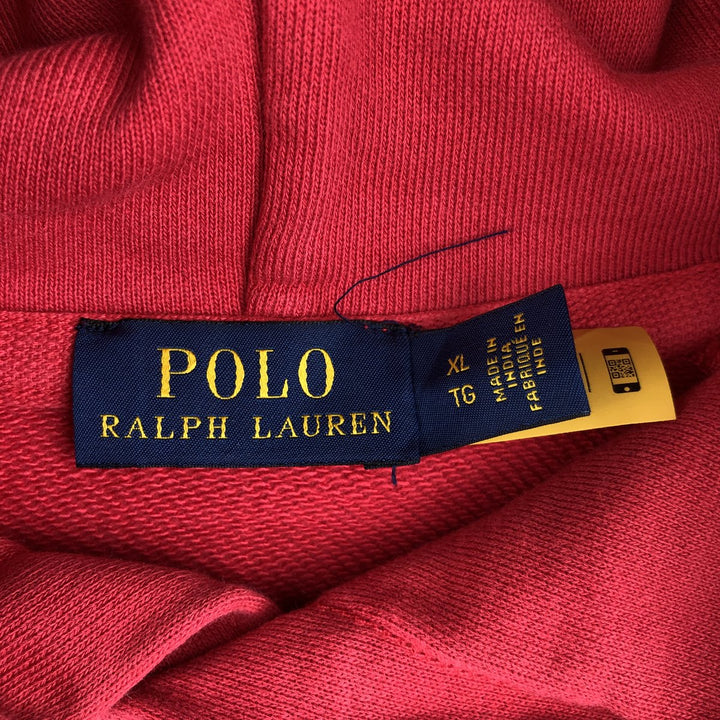 Ralph Lauren POLO RALPH LAUREN sweatshirt pullover hoodie, women's XL size cotton pink type Vintage Second Hand