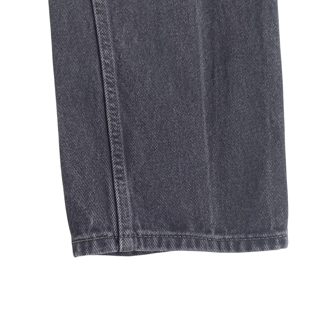 Levi's 505 Black Denim Tapered Denim Pants for Men, W31 equivalent cotton black type Vintage Second Hand