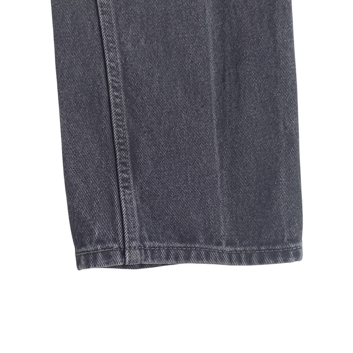 Levi's 505 Black Denim Tapered Denim Pants for Men, W31 equivalent cotton black type Vintage Second Hand