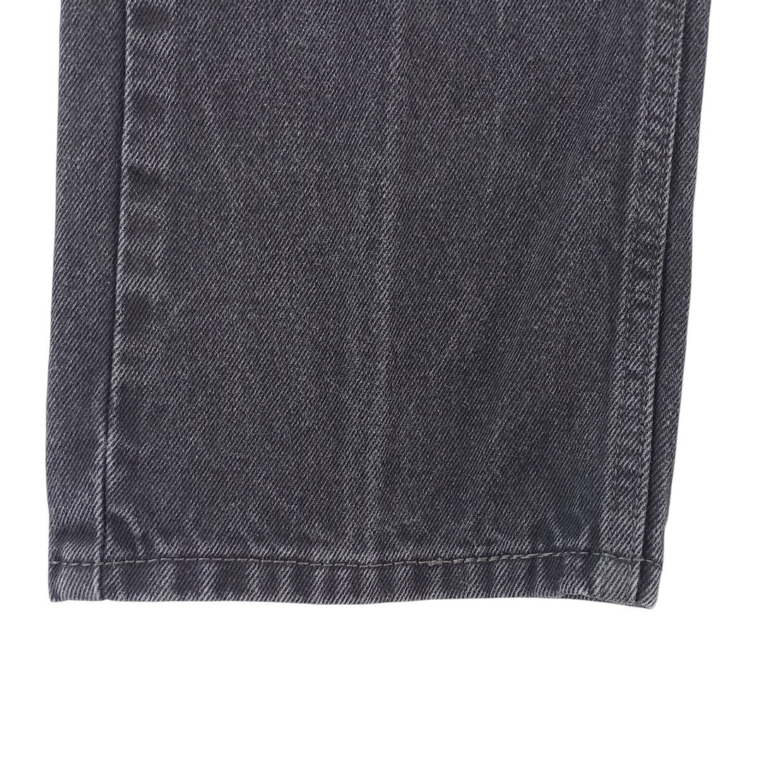 Levi's 505 Black Denim Tapered Denim Pants for Men, W31 equivalent cotton black type Vintage Second Hand