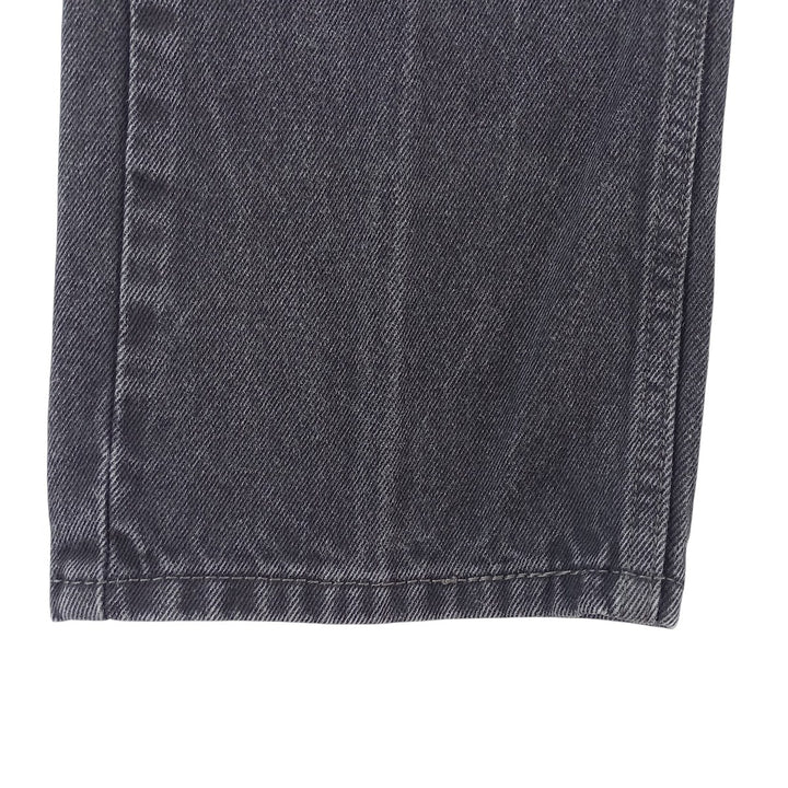 Levi's 505 Black Denim Tapered Denim Pants for Men, W31 equivalent cotton black type Vintage Second Hand