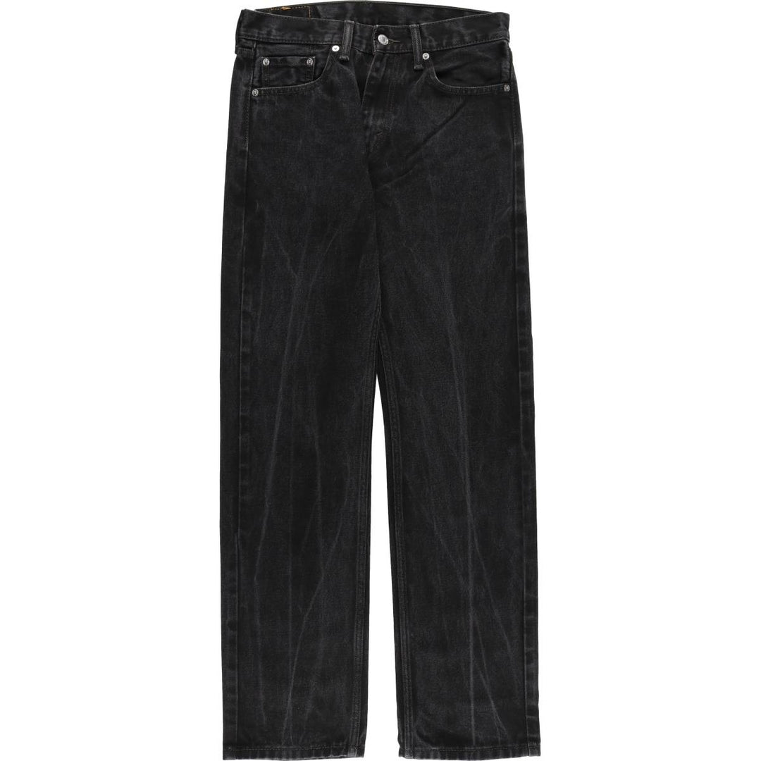 Levi's 505 Black Denim Tapered Denim Pants for Men, W30 equivalent cotton black type Vintage Second Hand