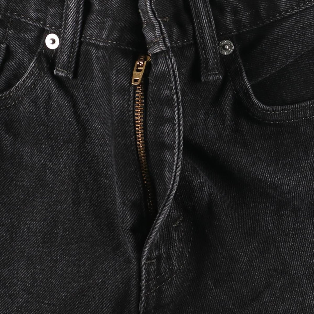 Levi's 505 Black Denim Tapered Denim Pants for Men, W30 equivalent cotton black type Vintage Second Hand