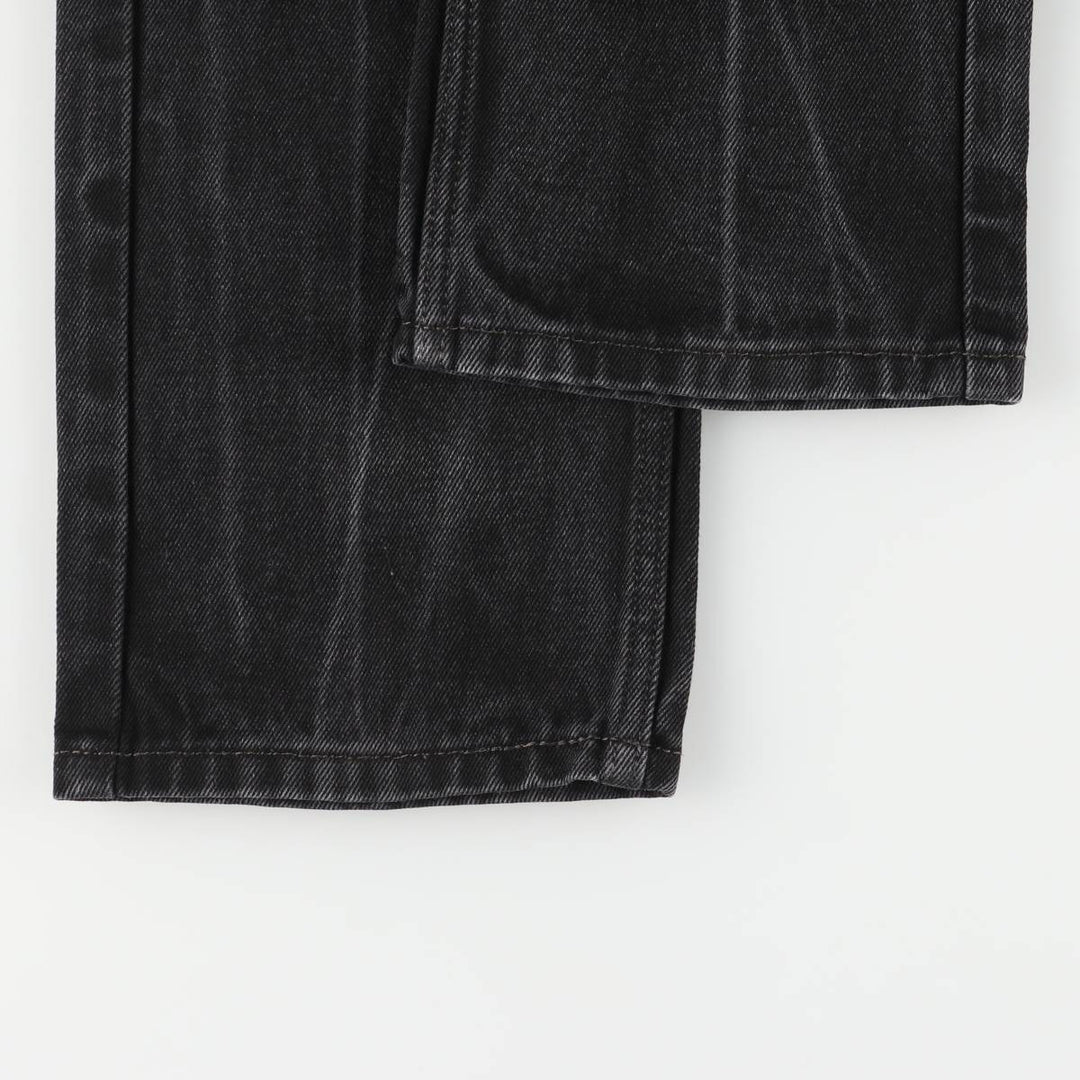 Levi's 505 Black Denim Tapered Denim Pants for Men, W30 equivalent cotton black type Vintage Second Hand