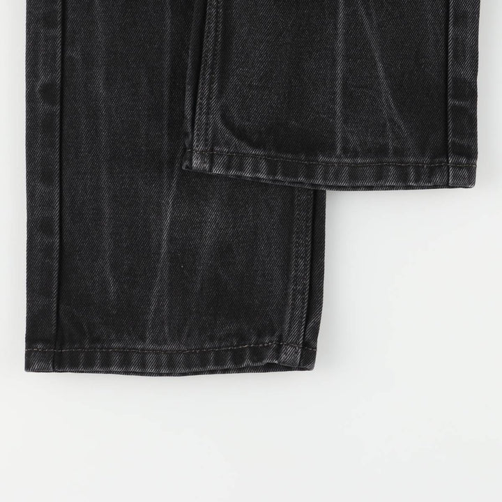 Levi's 505 Black Denim Tapered Denim Pants for Men, W30 equivalent cotton black type Vintage Second Hand